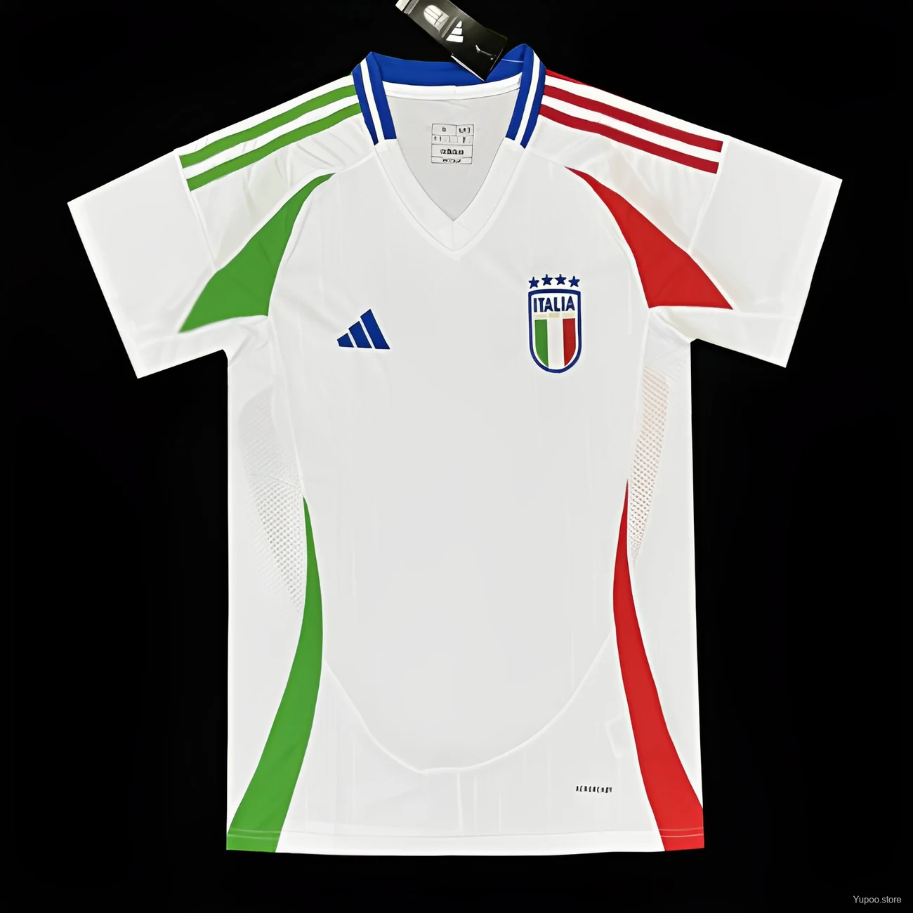 Camiseta Italia 2024 Visitante Manga Corta Versión Fan